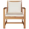 Kerti székek 2 pcs Természetes 60 x 65 x 76.5 cm Tömör tíkfa