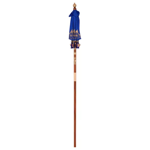 Balinéz Napernyő Kék (90-100) x 260 cm Pamut és tömör fa