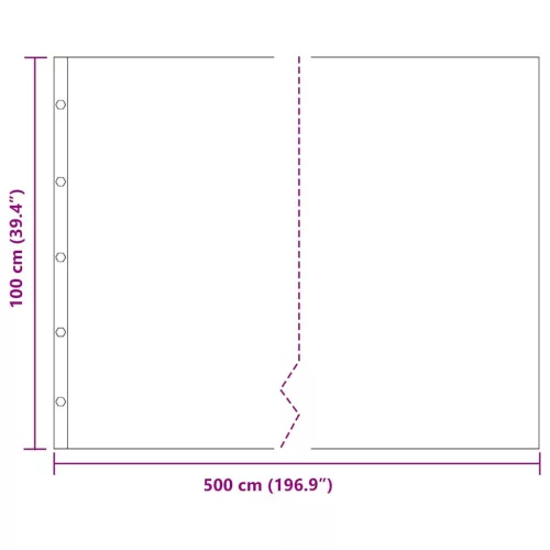 Gyökérzáró fólia Fekete 1 x 5 m HDPE