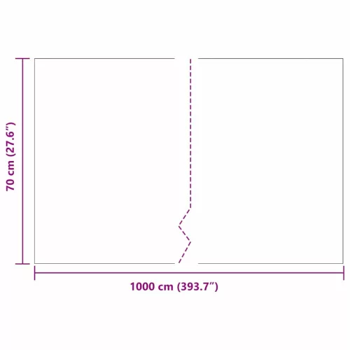 Gyökérzáró fólia Fekete 0.7 x 10 m HDPE