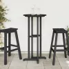 Bárasztal Fekete 55 x 55 x 107 cm HDPE