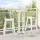 Bárszék 2 pcs Fehér 52 x 43 x 73.5cm HDPE