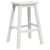 Bárszék 2 pcs Fehér 52 x 43 x 73.5cm HDPE