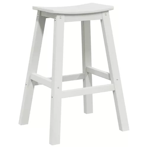 Bárszék 2 pcs Fehér 52 x 43 x 73.5cm HDPE