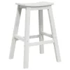 Bárszék 2 pcs Fehér 52 x 43 x 73.5cm HDPE