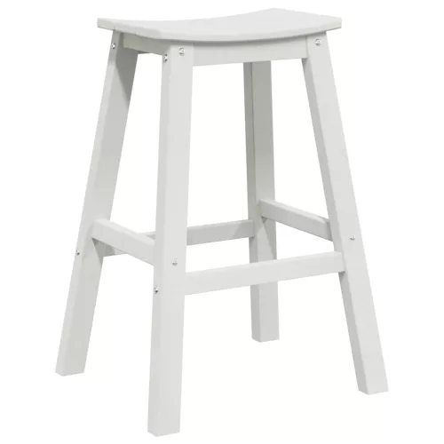 Bárszék 2 pcs Fehér 52 x 43 x 73.5cm HDPE