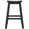 Bárszék 2 pcs Fekete 52 x 43 x 73.5cm HDPE