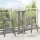 Bárszék 2 pcs Világosszürke 52 x 43 x 73.5cm HDPE