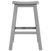 Bárszék 2 pcs Világosszürke 52 x 43 x 73.5cm HDPE