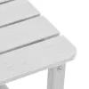 Adirondack Oldalsó Asztal Fehér 38 x 38 x 46 cm HDPE