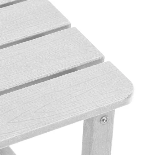 Adirondack Oldalsó Asztal Fehér 38 x 38 x 46 cm HDPE