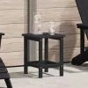 Adirondack Oldalsó Asztal Fekete 38 x 38 x 46 cm HDPE