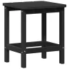Adirondack Oldalsó Asztal Fekete 38 x 38 x 46 cm HDPE