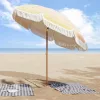 Napernyő Sárga és Fehér Ø 205 x 209 cm Acél