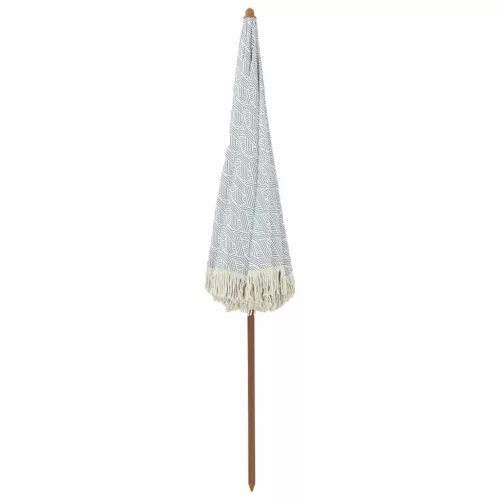 Napernyő Szürke és Fehér Ø 205 x 209 cm Acél