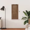 Ablak Függöny Geometrikus Barna 60 x 160 cm bambusz