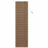 Ablak Függöny Geometrikus Barna 60 x 220 cm bambusz