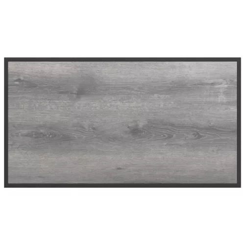 Kerti Asztal Szürke 100 x 55 x 70 cm Acél és DPC