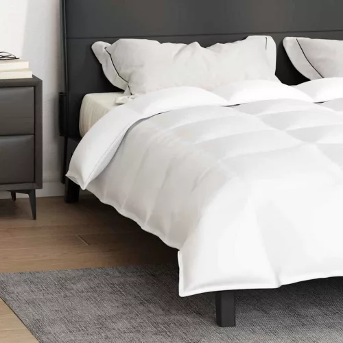 Takarók és párnák Fehér 200 x 200 cm Pehely