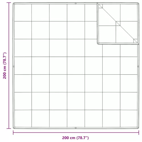 Takarók és párnák Fehér 200 x 200 cm Pehely