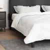 Takarók és Duvetek Fehér 200 x 220 cm Poliészter