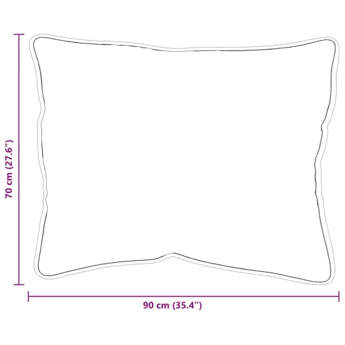 Párnák Egyéb párnával Fehér 85gsm 100% poliészter