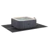 Medence alatlappal Fekete 300 x 220 cm Poliészter geotextília