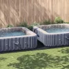 Medence alatlappal Fekete 820 x 420 cm Poliészter geotextília