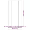 Medence alatlappal Fekete 820 x 420 cm Poliészter geotextília