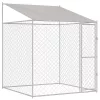 Kutyaketrec 200 x 200 x 258 cm Acél és PE