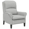 Karosszék Világosszürke 76 x 94 x 102 cm Mikroszálas