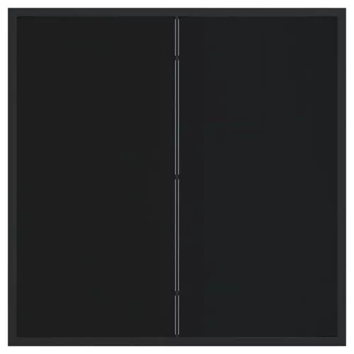 Kerti Asztal Fekete 80 x 80 x 73 cm Tömör tíkfa