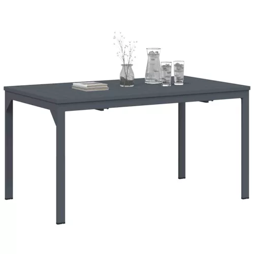 Hosszabbító Asztal Antracit 180 x 80 x 76 cm Acél