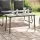 Kerti Asztal Fekete 80 x 40 x 45.5 cm Poli rattan