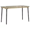 Kerti Asztal Természetes 80 x 40 x 45.5 cm Poli rattan