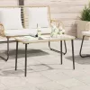 Kerti Asztal Természetes 80 x 40 x 45.5 cm Poli rattan