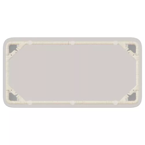 Kerti Asztal Természetes 80 x 40 x 45.5 cm Poli rattan