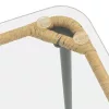 Kerti Asztal Természetes 80 x 40 x 45.5 cm Poli rattan