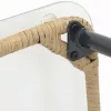 Kerti Asztal Természetes 80 x 40 x 45.5 cm Poli rattan