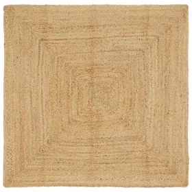 Területi szőnyeg Bézs 120 x 120 cm Juta