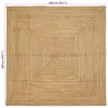 Területi szőnyeg Bézs 200 x 200 cm Juta
