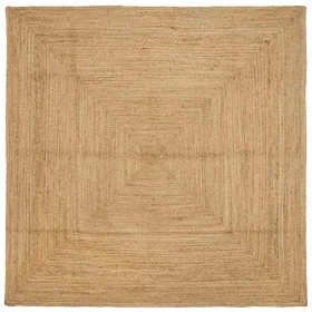 Területi szőnyeg Bézs 240 x 240 cm Juta