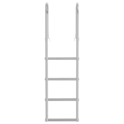 Dokkoló Létra 4 Lépés Ezüst 45 x 11,5 x 162 cm Alumínium