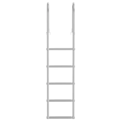 Dokkoló Létra 5 Lépés Ezüst 45 x 11,5 x 190 cm Alumínium
