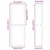 Zuhany Niche Ezüst 60 x 20 x 9.5 cm Rozsdamentes acél
