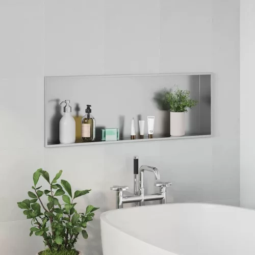 Zuhany Niche Ezüst 90 x 30 x 9.5 cm Rozsdamentes acél