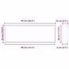 Zuhany Niche Ezüst 90 x 30 x 9.5 cm Rozsdamentes acél