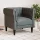 Chesterfield Kanapé Szék Sötétszürke 78.5 x 74.5 x 74.5 cm