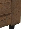 Chesterfield kanapé Barna 182.5 x 74.5 x 74.5 cm Műbőr velúr