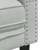 Chesterfield Kanapé Szék Világosszürke 71 x 74.5 x 70.5 cm